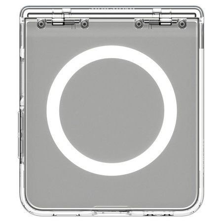 Spigen Ultra Hybrid Pro MagSafe - pouzdro pro Samsung Galaxy Z Flip 7 (čiré/bílé)