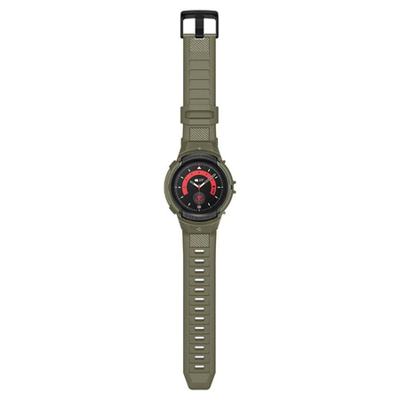 Spigen Rugged Armor Pro - Bracelet + étui pour Samsung Galaxy Watch 5 45 mm (Vintage Khaki)