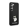 Karl Lagerfeld Silikon Choupette - Samsung Galaxy S24+ Tasche (schwarz)