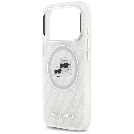ETUI DO IPHONE 17 PRO do MAGSAFE KARL LAGERFELD GLITTER ORYGINALNE MODNE