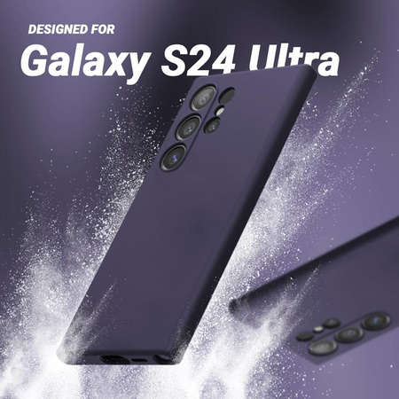 Crong színes tok - tok Samsung Galaxy S24 Ultra készülékhez (lila)