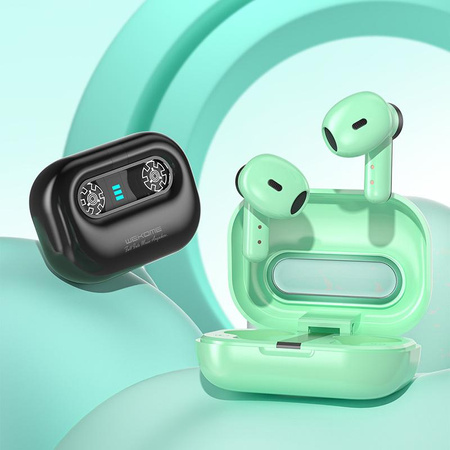 WEKOME VA06 Vanguard Series - Kabellose Bluetooth V5.2 TWS-Kopfhörer mit Ladetasche (Grün)