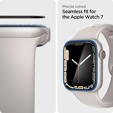 Spigen Proflex EZ FIT 2er-Pack - Hybridglas für Apple Watch 8 / 7 41 mm (2 Stück)
