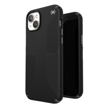 Speck Presidio2 Grip Magsafe - pouzdro pro iPhone 15 Plus / iPhone 14 Plus (černé / břidlicově šedé / bílé)