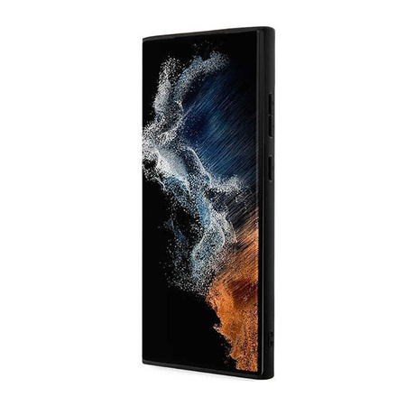 Karl Lagerfeld NFT Saffiano Karl & Choupette - Samsung Galaxy S23 Ultra Tasche (schwarz)