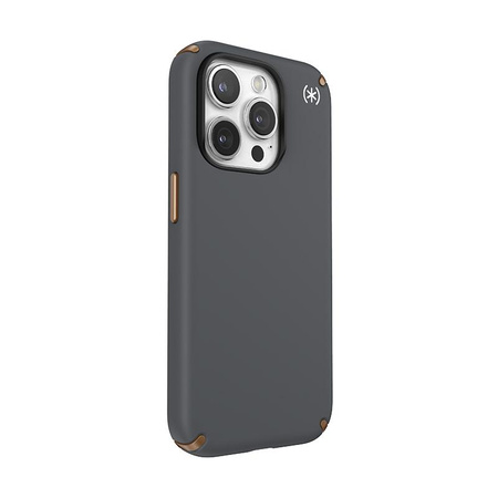 Speck Presidio2 Pro Magsafe - pouzdro pro iPhone 15 Pro (Charcoal Grey / Cool Bronze / White)