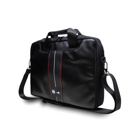 BMW Carbon Red Stripes - 16" Notebook Bag (black)