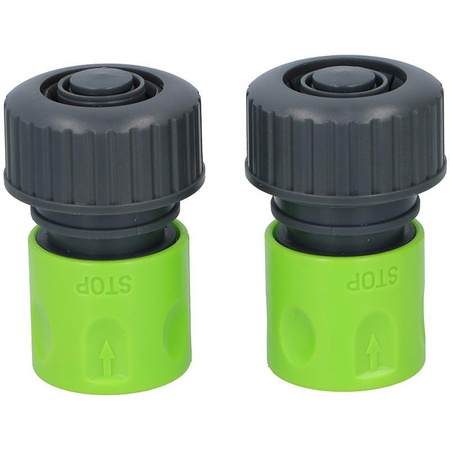 Kinzo - Raccord de tuyau d'arrosage 3/4 2 pcs.