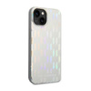 Karl Lagerfeld Monogram Iridescent - Etui iPhone 14 (srebrny)