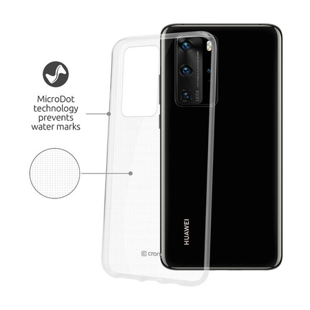 Crong Crystal Slim Cover - Huawei P40 tok (átlátszó)