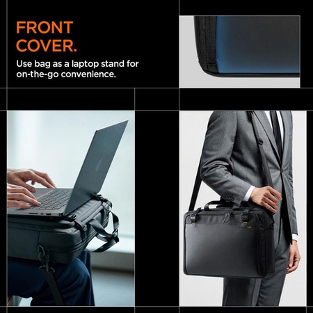 Spigen KD300 Klasden Laptop Bag - Sacoche pour ordinateur portable 16" (Noir)