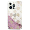 Guess Peony Liquid Glitter - iPhone 13 Pro Tasche (rosa)