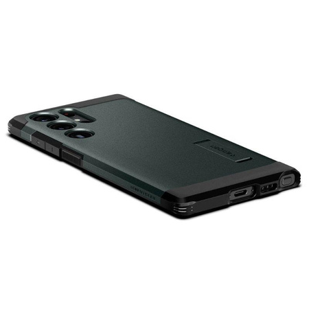 Spigen Tough Armor - Gehäuse für Samsung Galaxy S23 Ultra (Abyss Grün)