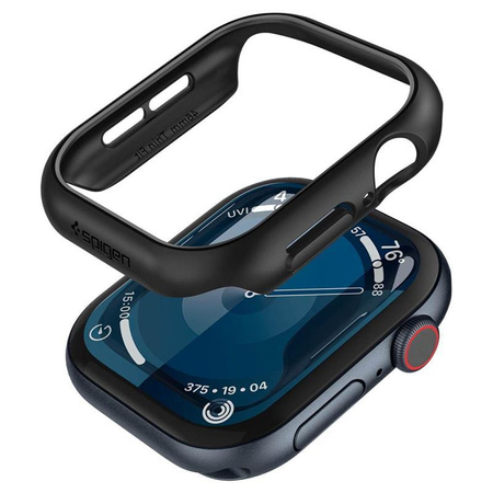 Spigen Thin Fit - Étui pour Apple Watch 10 46 mm (noir)