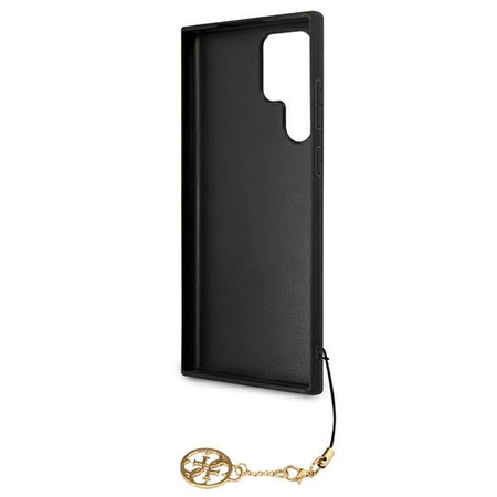 Guess 4G Charms Collection - Etui Samsung Galaxy S22 Ultra (szary)