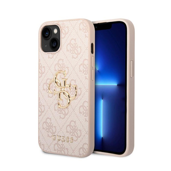 Guess 4G Big Metal Logo - iPhone 15 tok (rózsaszín)