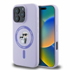 Karl Lagerfeld Silicone Karl & Choupette Ring MagSafe - iPhone 16 Pro Case (purple)