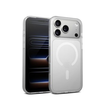 Crong Hybrid Matte Magnetic - MagSafe iPhone 17 Pro Max tok (fehér)