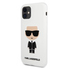 Karl Lagerfeld Fullbody Silicone Iconic - Coque iPhone 11 (Blanc)
