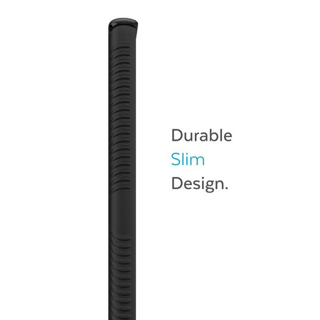 Speck Presidio2 Grip - Rutschfestes Gehäuse für Samsung Galaxy S23 Ultra (Schwarz/Schwarz/Weiß)