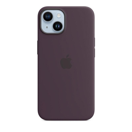 Apple Silicone Case - Silikonowe etui z MagSafe do iPhone 14 (jagodowy)