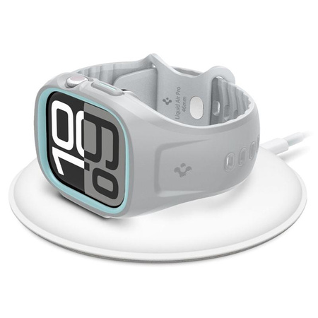 Spigen Liquid Air Pro - Řemínek s pouzdrem pro Apple Watch 10 46 mm (Šedý)
