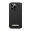 Guess Silicone Logo Plate MagSafe - iPhone 14 Pro Case (noir)