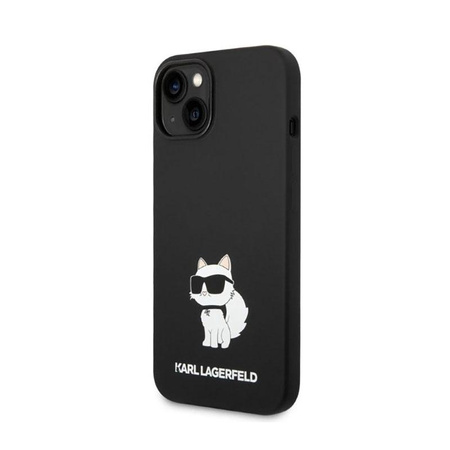 Karl Lagerfeld Silikon NFT Choupette - Hülle für iPhone 14 Plus (Schwarz)