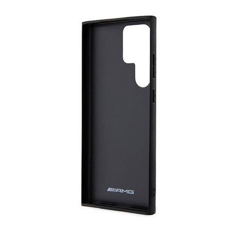 AMG Carbon Stripe & Embossed - Samsung Galaxy S23 Ultra Tasche (schwarz)