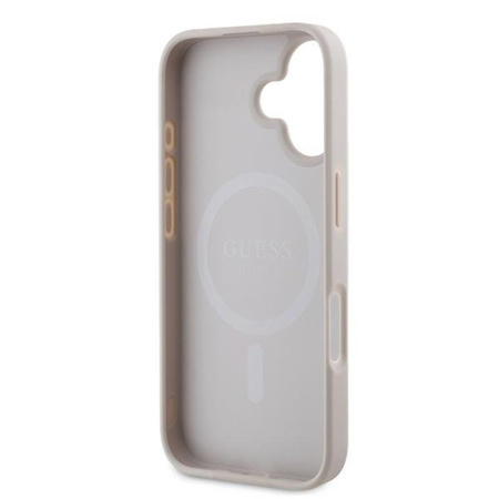 Guess 4G Ring Classic Logo MagSafe - iPhone 16 Plus Tasche (rosa)