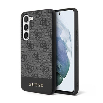 Guess 4G Bottom Stripe Metal Logo Collection - Samsung Galaxy S24 tok (fekete)