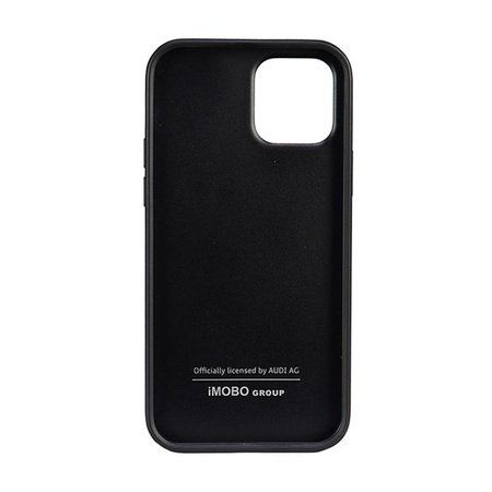 Audi Synthetic Leather - Coque pour iPhone 12 / iPhone 12 Pro (Noir)