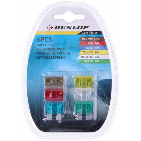 Dunlop - Fusibles de voiture 6 pcs.