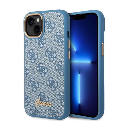 Guess 4G Metal Camera Outline Case - iPhone 14 Case (blue)