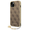 Guess 4G Charms Collection - Coque pour iPhone 14 (marron)