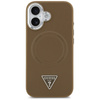 Guess Triangle Logo MagSafe - Case iPhone 17 (Braun)