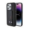 BMW Grip Stand Lisse & Perforé - Coque iPhone 15 Pro Max (noir)