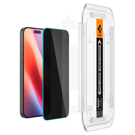 SPIGEN GLAS PRIVACY GLASS.TR "EZ FIT" 2-PACK IPHONE 16 PRO PRIVACY