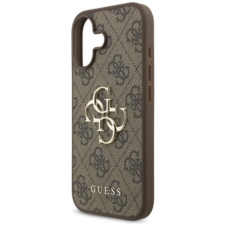 ETUI DO IPHONE 17 GUESS BRĄZOWE ELEGANCKIE MODNE CASE PLECKI
