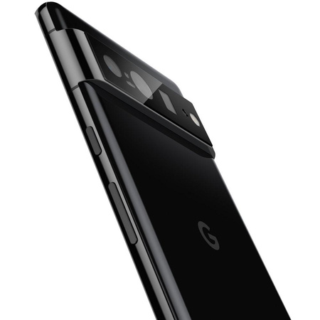 Spigen Optik.Protecteur d'objectif de caméra TR - Verre de protection d'objectif pour Google Pixel 7 Pro (2 pcs)
