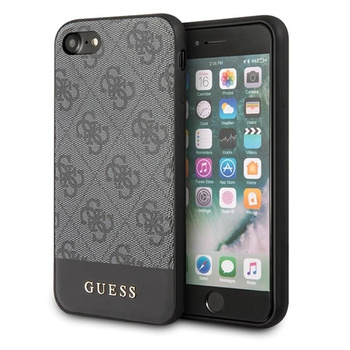Guess 4G Bottom Stripe Collection - iPhone SE 2020 / 8 / 7 tok (szürke)