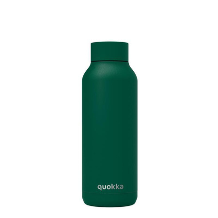 Quokka Solid - Butelka termiczna ze stali nierdzewnej 510 ml (Dark Forest)(Powder Coating)