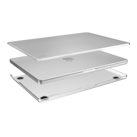 Speck SmartShell - Custodia per MacBook Pro 16" (M4/M3/M2/M1/2024-2021) (Trasparente)