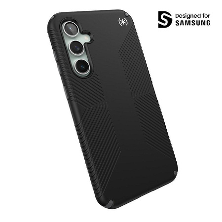 Speck Presidio2 Grip - Samsung Galaxy S23 FE Case (Black/Black/White)