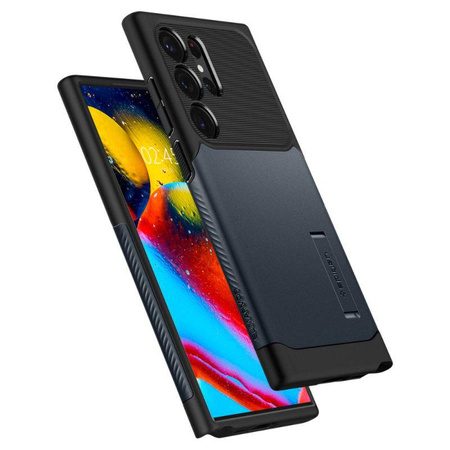 Spigen Slim Armor - pouzdro pro Samsung Galaxy S23 Ultra (Metal Slate)