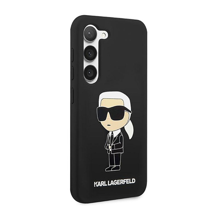 Karl Lagerfeld Silicone NFT Ikonik - Etui Samsung Galaxy S23+ (czarny)