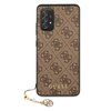 Guess 4G Charms Collection - Etui Samsung Galaxy A52 / A52S (brązowy)