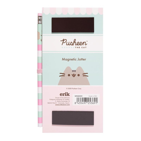 Pusheen - Notatnik z magnesem na lodówkę + ołówek z Kolekcji Foodie
