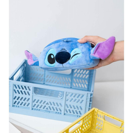 Disney Stitch – Pluszowy piórnik szkolny (20 × 9 × 5 cm, miękki, licencjonowany)