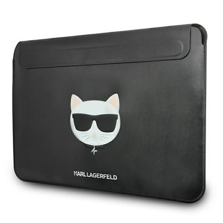 Karl Lagerfeld Choupette Sleeve - Sacoche pour ordinateur portable 16" (Noir)